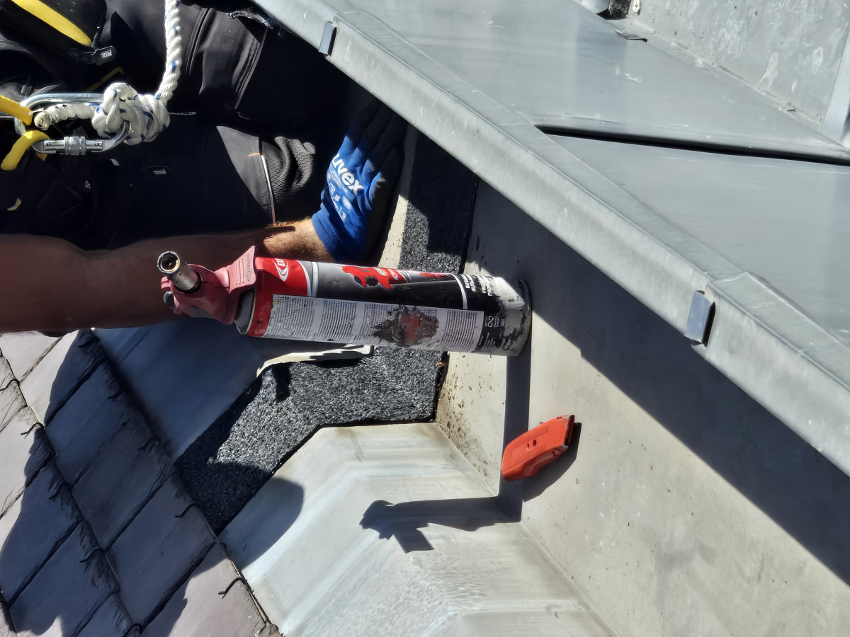 Photo de réparation en urgence